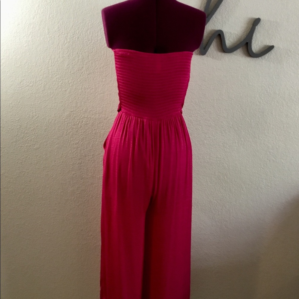 GUC Xhileration Pink Strapless Jumpsuit Sz. XS - Picture 4 of 4